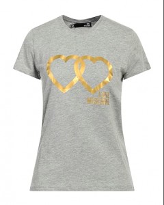 Tricou LOVE MOSCHINO dama culoare Gri W4H1922E1951