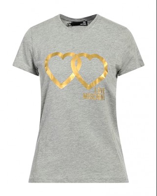 Tricou LOVE MOSCHINO dama culoare Gri W4H1922E1951