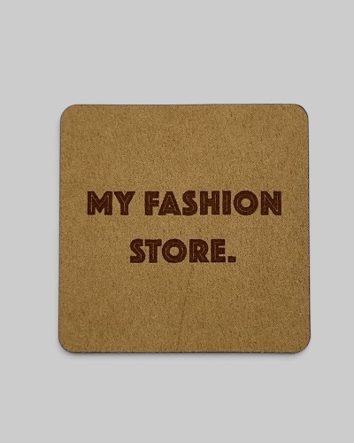 Etichetă personalizabilă ultrasuede