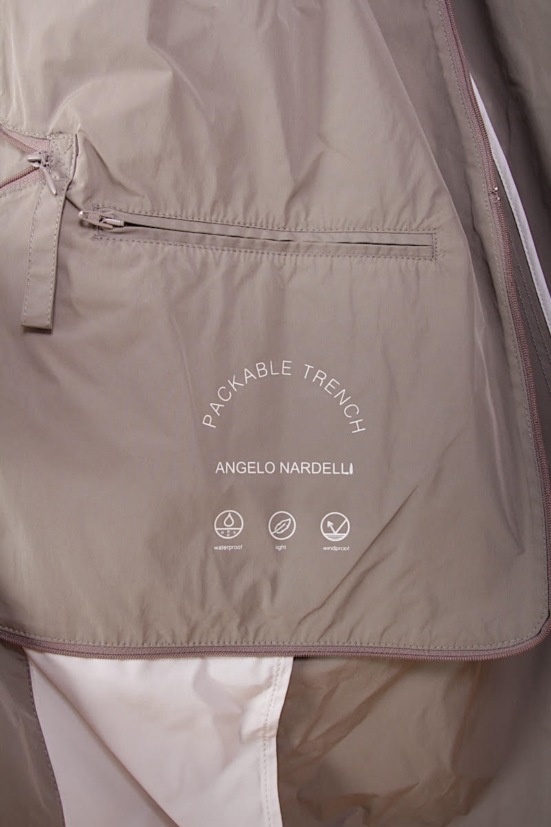 Trench Barbati Angelo Nardelli Impermeabil, Usor si Pliabil Kaki Trench Barbati Angelo Nardelli Impermeabil, Usor si Pliabil Kaki