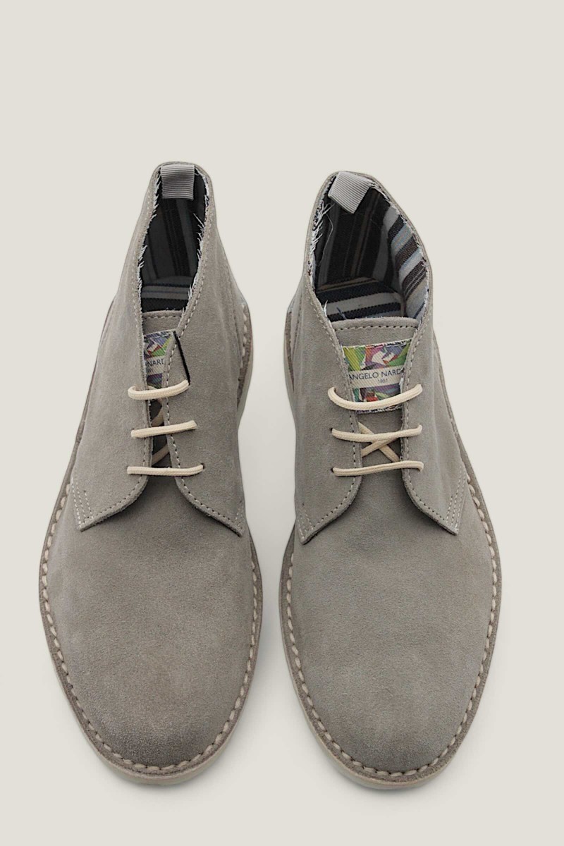 Ghete Piele Intoarsa Angelo Nardelli Barbati Gri Ghete Piele Intoarsa Angelo Nardelli Barbati Gri