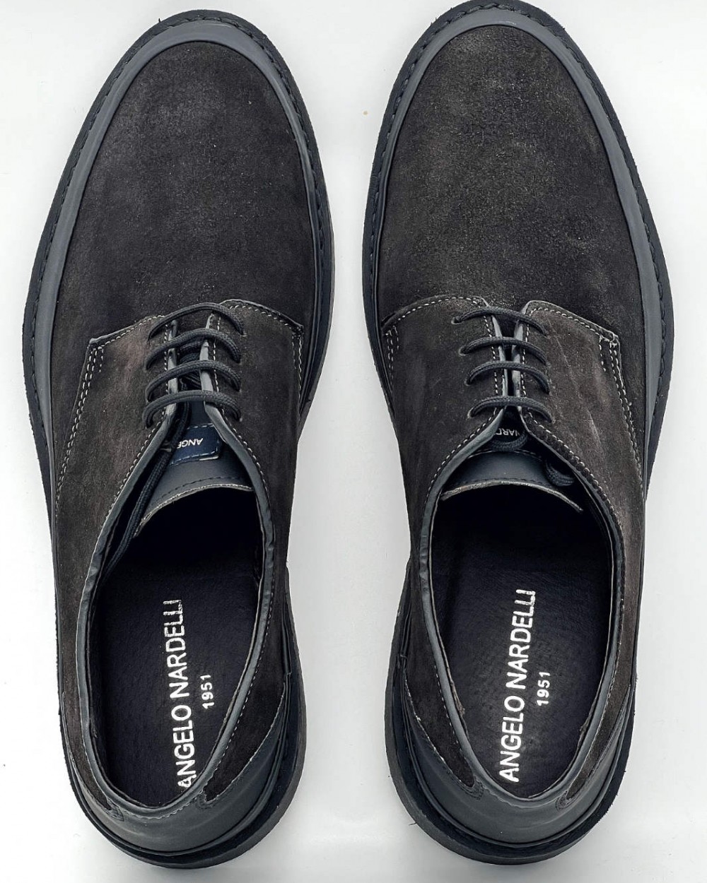 Pantofi Angelo Nardelli barbati piele 82206 culoare maro Inchis