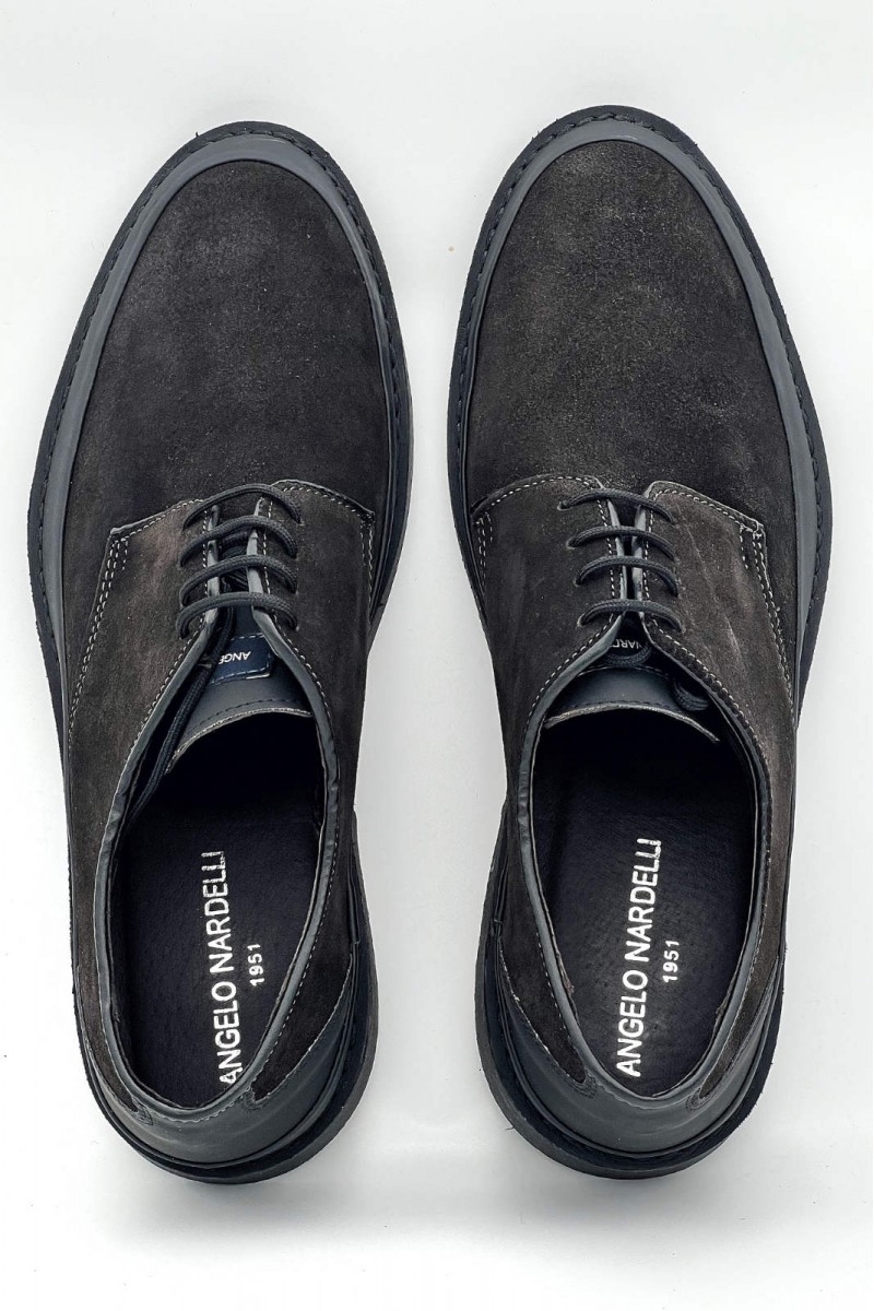 Pantofi Angelo Nardelli barbati piele 82206 culoare maro Inchis Pantofi Angelo Nardelli barbati piele 82206 culoare maro Inchis
