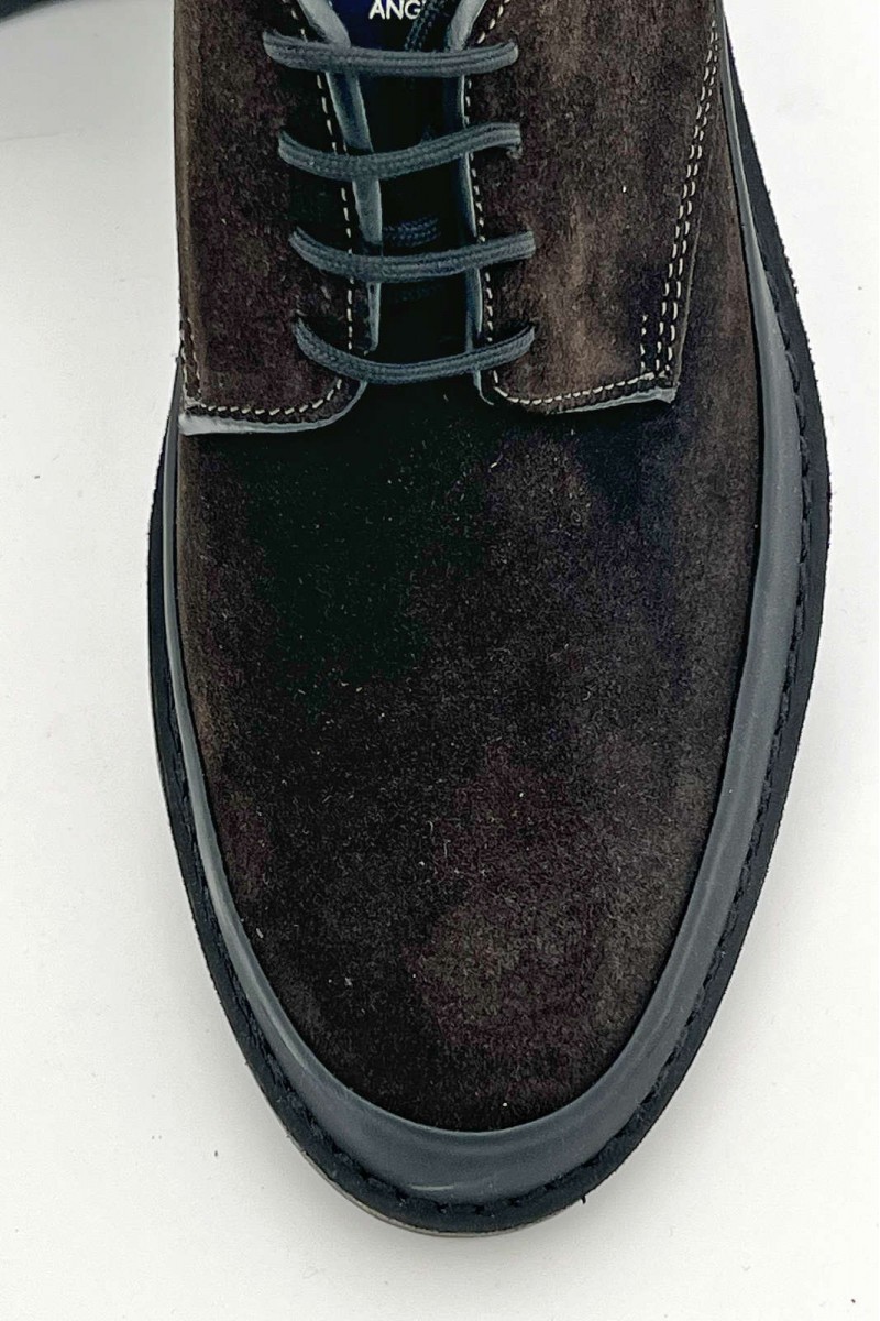 Pantofi Angelo Nardelli barbati piele 82206 culoare maro Inchis Pantofi Angelo Nardelli barbati piele 82206 culoare maro Inchis