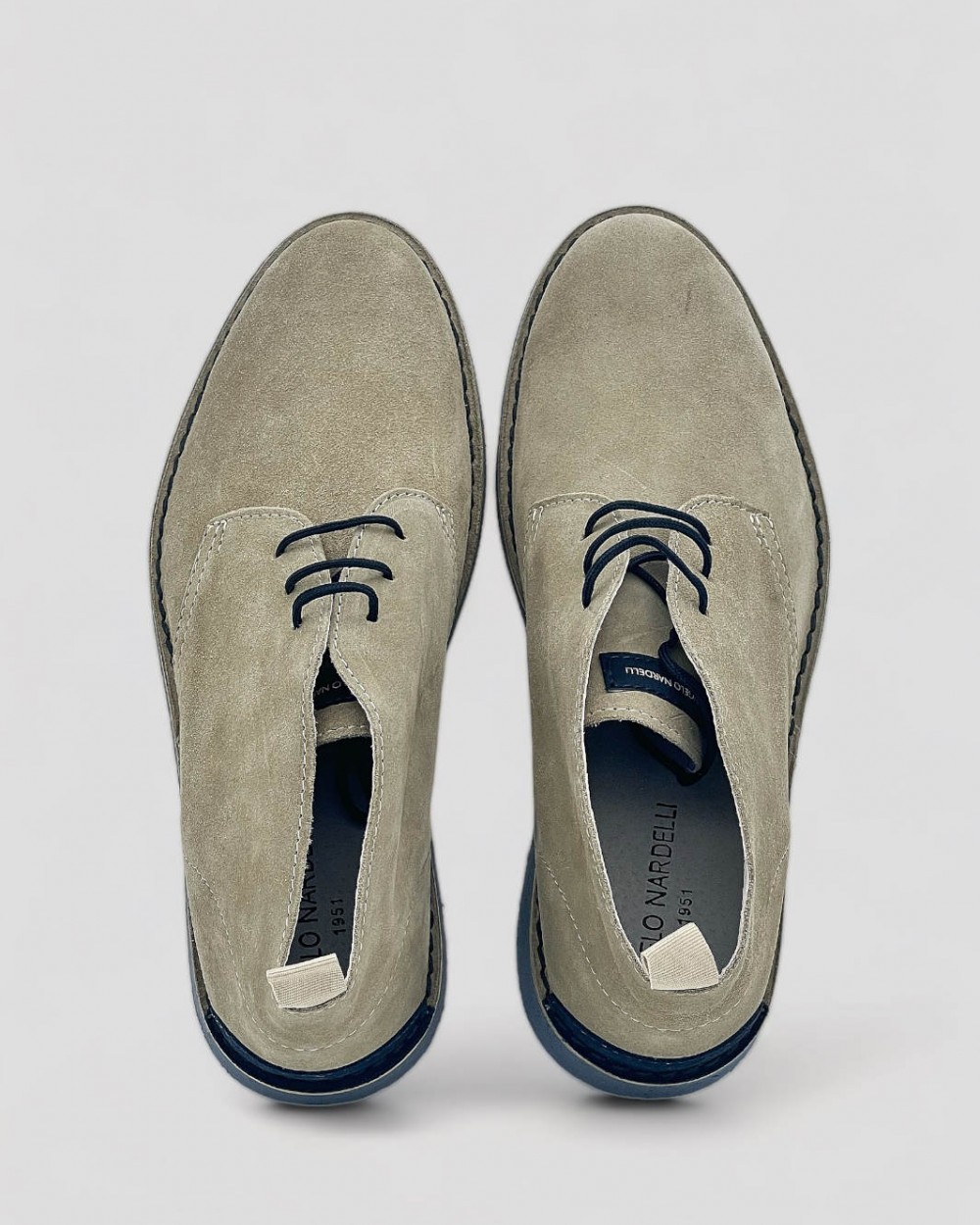 Ghete bărbați ANGELO NARDELLI 100% piele bej