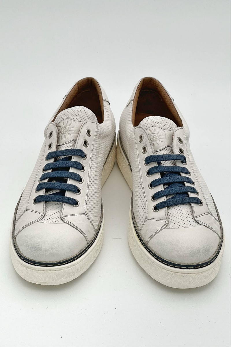Sneakers Angelo Nardelli barbati 82296 culoare alb Sneakers Angelo Nardelli barbati 82296 culoare alb