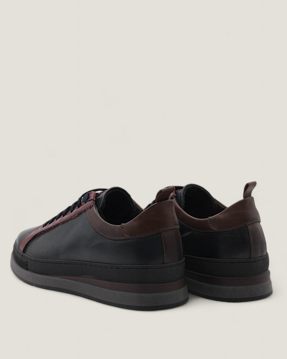 Sneakers Angelo Nardelli Barbati Piele Negri