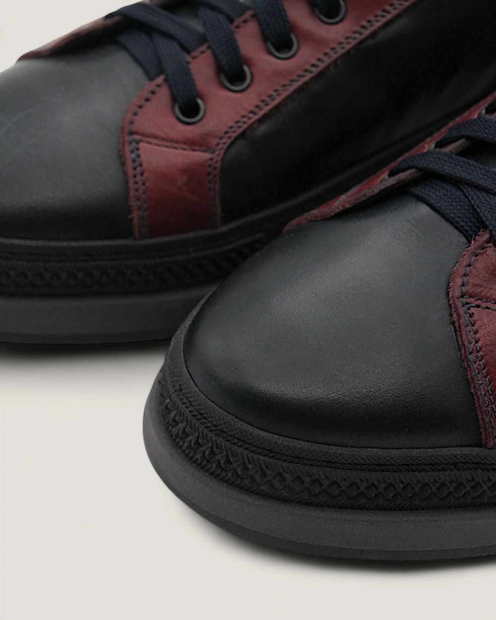 Sneakers Angelo Nardelli Barbati Piele Negri