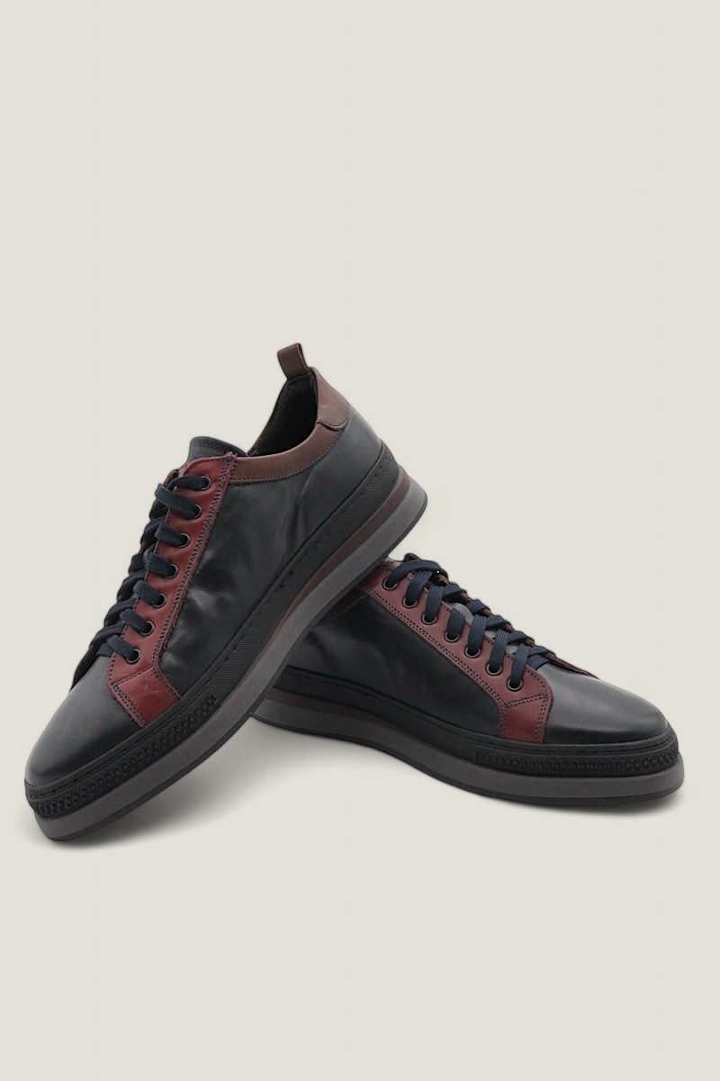 Sneakers Angelo Nardelli Barbati Piele Negri Sneakers Angelo Nardelli Barbati Piele Negri