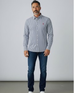 Cămașă bărbați US POLO ASSN. Dungi