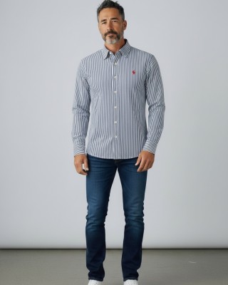 Cămașă bărbați US POLO ASSN. Dungi