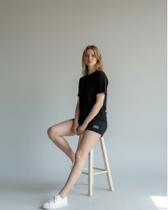 Pantalon EVERLAST scurt dama culoare negru