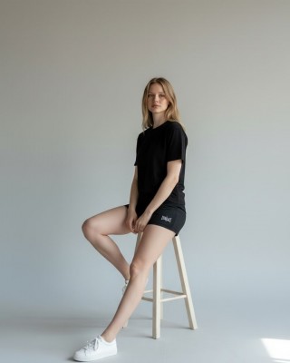 Pantalon EVERLAST scurt dama culoare negru