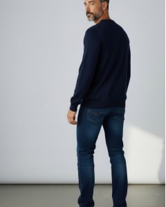 Pulover Barbati Gant Bleumarin Logo