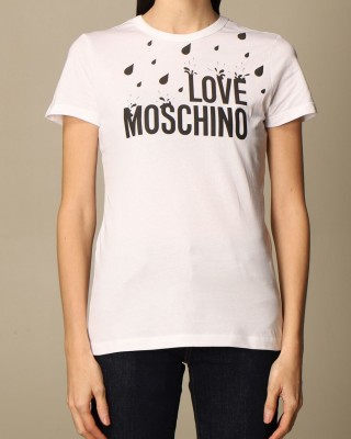 Tricou LOVE MOSCHINO dama culoare Alb W4F731LM3876