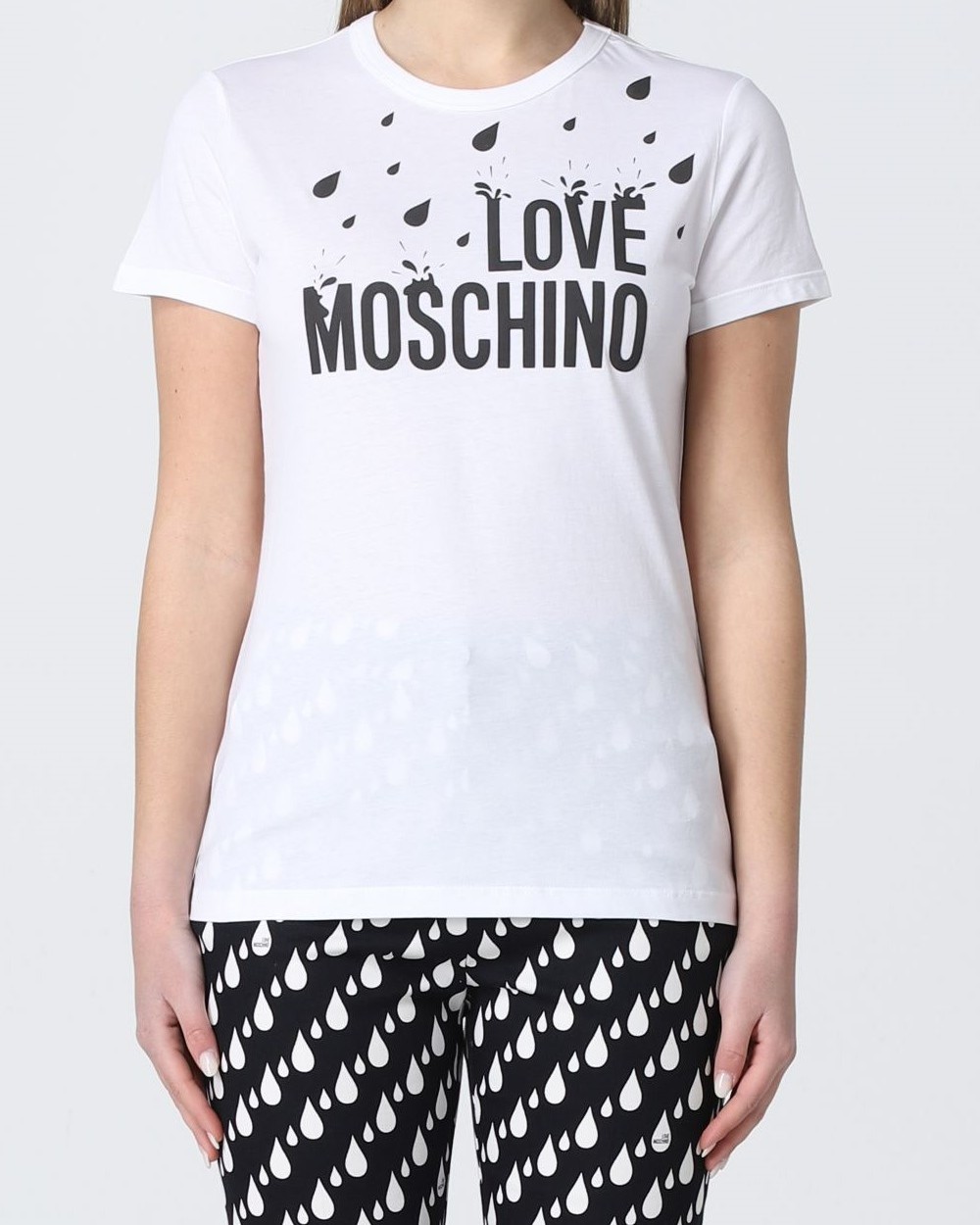 Tricou LOVE MOSCHINO dama culoare Alb W4F731LM3876