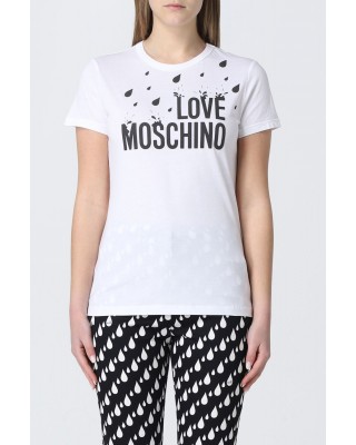Tricou LOVE MOSCHINO dama culoare Alb W4F731LM3876