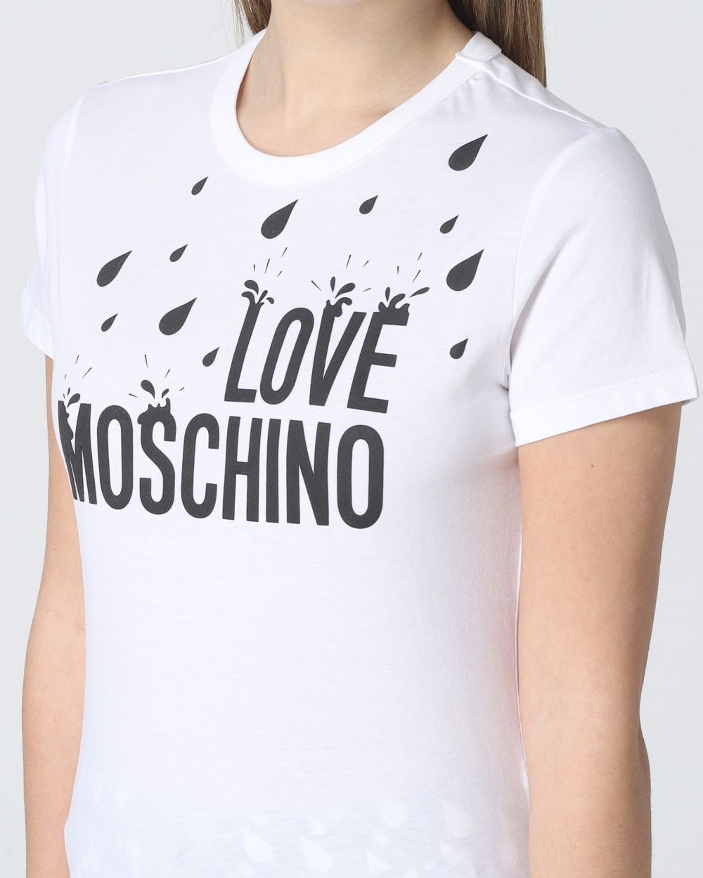 Tricou LOVE MOSCHINO dama culoare Alb W4F731LM3876