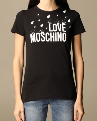 Tricou LOVE MOSCHINO dama culoare Negru W4F731LM3876 Tricou LOVE MOSCHINO dama culoare Negru W4F731LM3876