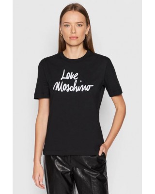 Tricou LOVE MOSCHINO dama culoare Negru W4H0618M3876