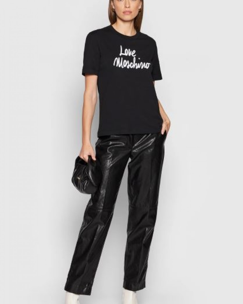 Tricou LOVE MOSCHINO dama culoare Negru W4H0618M3876