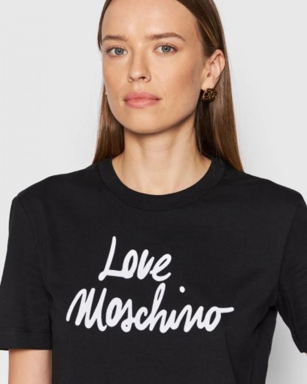 Tricou LOVE MOSCHINO dama culoare Negru W4H0618M3876