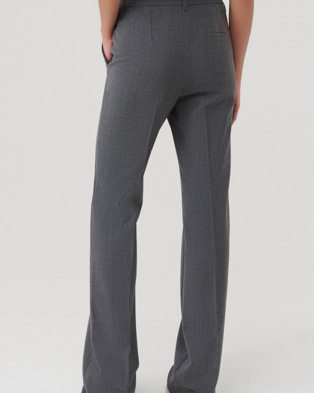 Pantaloni Marella Compozitie Lana Evazati Gri Pantaloni Marella Compozitie Lana Evazati Gri