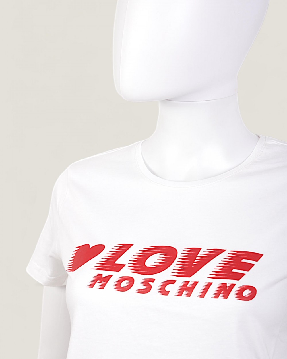 Tricou LOVE MOSCHINO dama culoare Alb W4F302ME2264 Tricou LOVE MOSCHINO dama culoare Alb W4F302ME2264