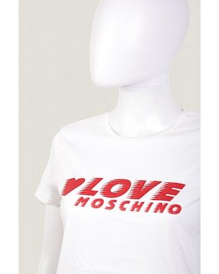 Tricou LOVE MOSCHINO dama culoare Alb W4F302ME2264