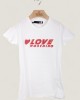 Tricou LOVE MOSCHINO dama culoare Alb W4F302ME2264 Tricou LOVE MOSCHINO dama culoare Alb W4F302ME2264