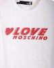 Tricou LOVE MOSCHINO dama culoare Alb W4F302ME2264 Tricou LOVE MOSCHINO dama culoare Alb W4F302ME2264