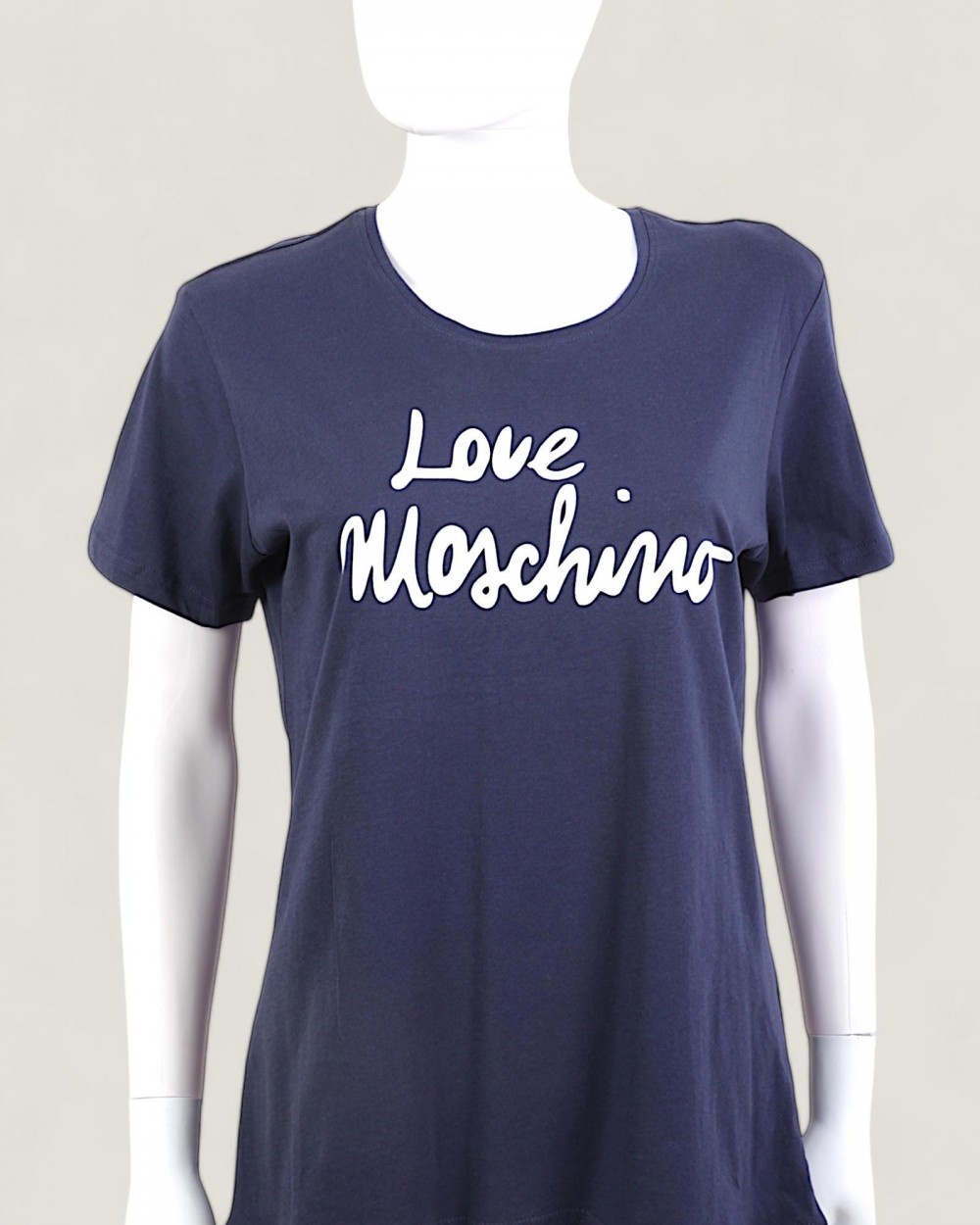 Tricou LOVE MOSCHINO dama culoare Bleumarin W4H1922E1951 Tricou LOVE MOSCHINO dama culoare Bleumarin W4H1922E1951