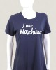 Tricou LOVE MOSCHINO dama culoare Bleumarin W4H1922E1951 Tricou LOVE MOSCHINO dama culoare Bleumarin W4H1922E1951