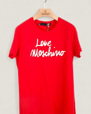 Tricou LOVE MOSCHINO dama culoare Rosu W4H0618M3876 Tricou LOVE MOSCHINO dama culoare Rosu W4H0618M3876