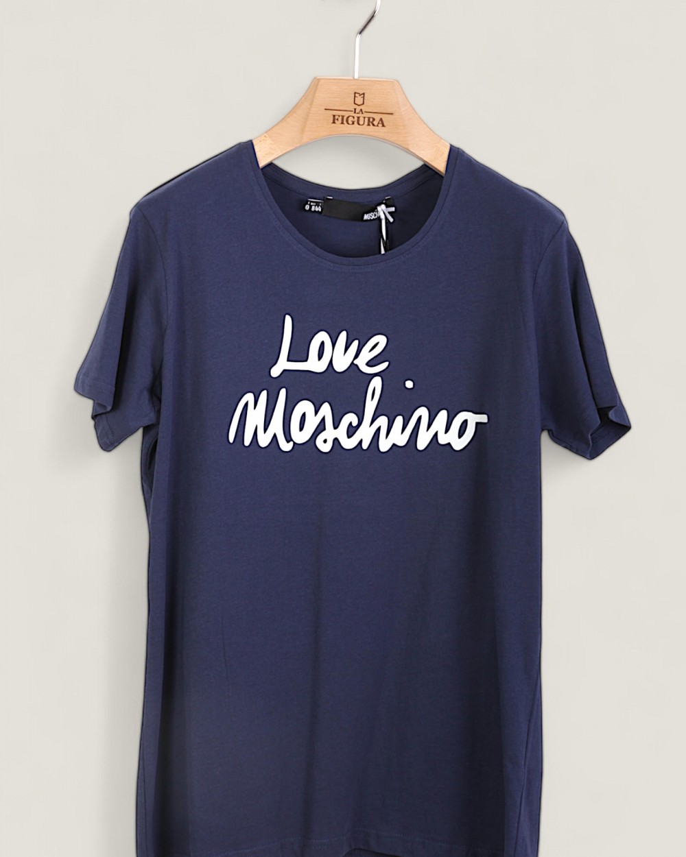 Tricou LOVE MOSCHINO dama culoare Bleumarin W4H1922E1951 Tricou LOVE MOSCHINO dama culoare Bleumarin W4H1922E1951