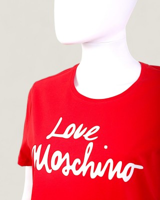 Tricou LOVE MOSCHINO dama culoare Rosu W4H0618M3876