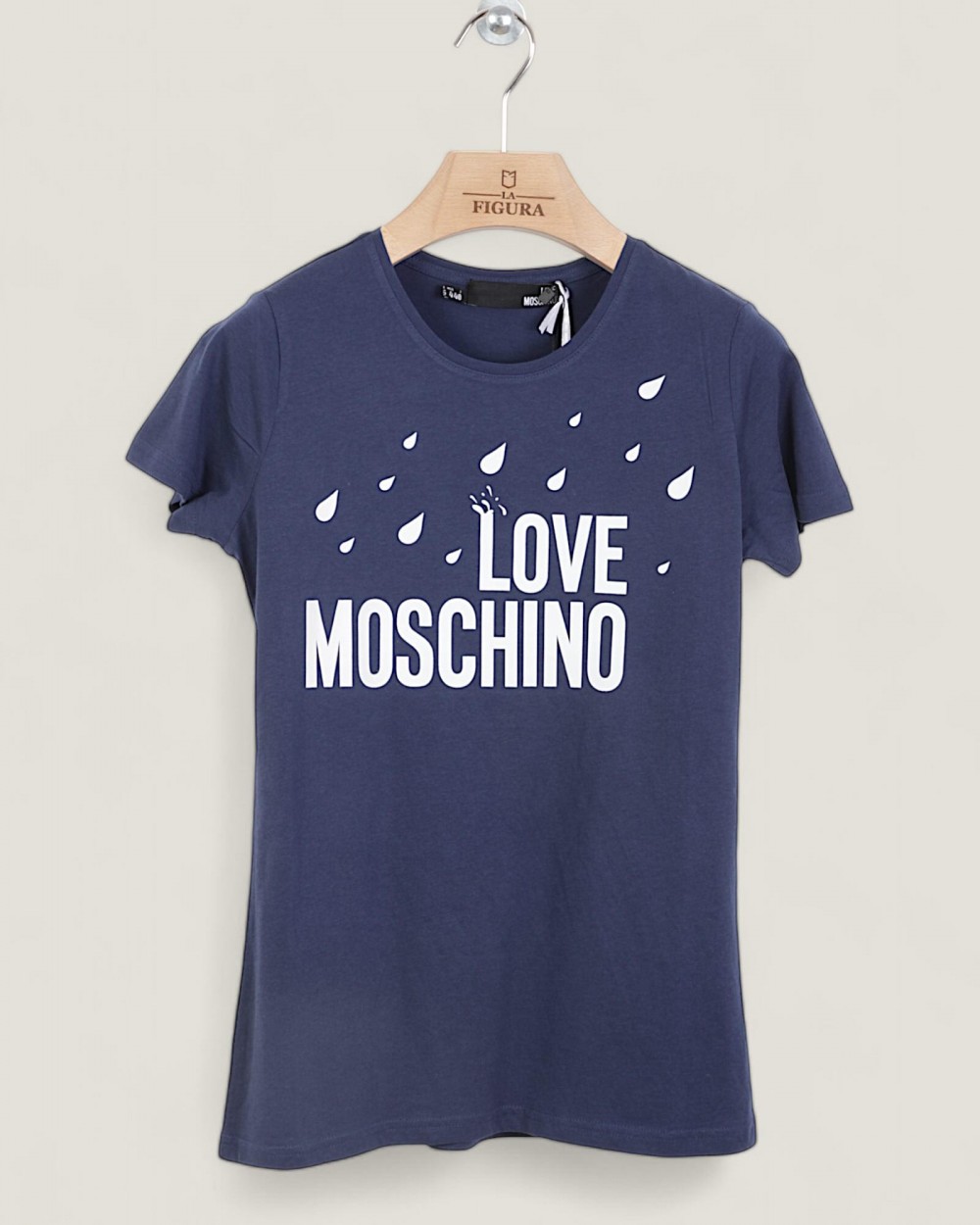 Tricou LOVE MOSCHINO dama culoare Bleumarin W4F731LM3876 Tricou LOVE MOSCHINO dama culoare Bleumarin W4F731LM3876
