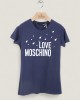 Tricou LOVE MOSCHINO dama culoare Bleumarin W4F731LM3876 Tricou LOVE MOSCHINO dama culoare Bleumarin W4F731LM3876
