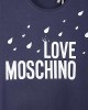 Tricou LOVE MOSCHINO dama culoare Bleumarin W4F731LM3876 Tricou LOVE MOSCHINO dama culoare Bleumarin W4F731LM3876