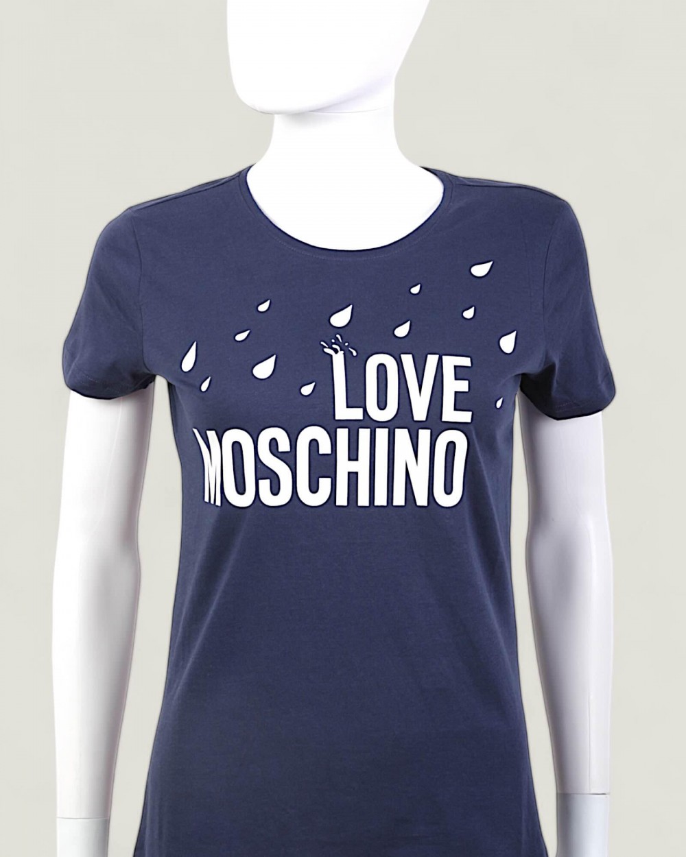 Tricou LOVE MOSCHINO dama culoare Bleumarin W4F731LM3876 Tricou LOVE MOSCHINO dama culoare Bleumarin W4F731LM3876