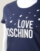 Tricou LOVE MOSCHINO dama culoare Bleumarin W4F731LM3876 Tricou LOVE MOSCHINO dama culoare Bleumarin W4F731LM3876