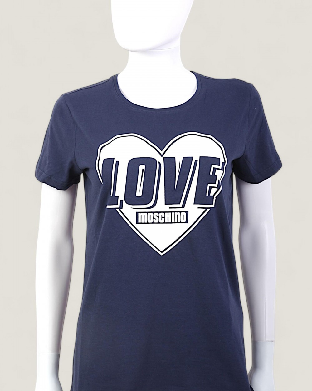 Tricou LOVE MOSCHINO dama culoare Bleumarin W4F302PM3517 Tricou LOVE MOSCHINO dama culoare Bleumarin W4F302PM3517