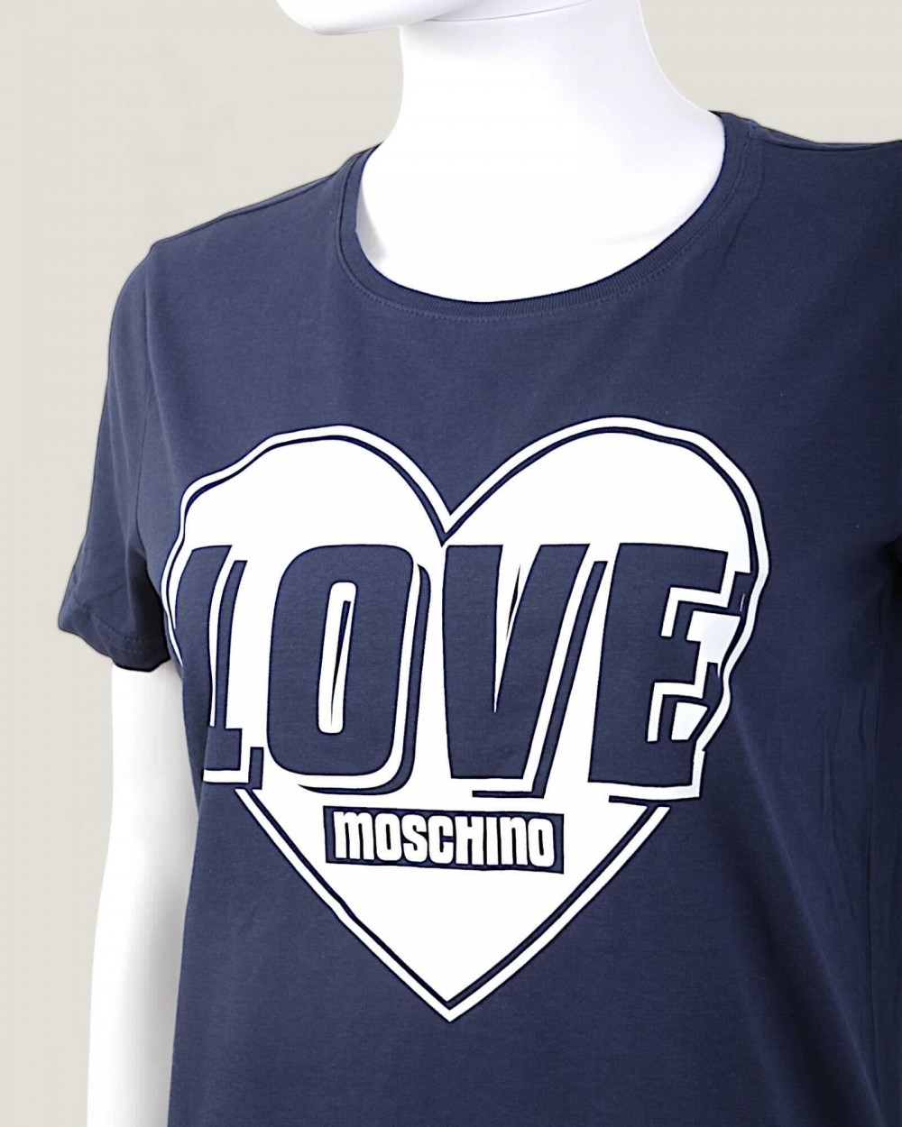 Tricou LOVE MOSCHINO dama culoare Bleumarin W4F302PM3517 Tricou LOVE MOSCHINO dama culoare Bleumarin W4F302PM3517