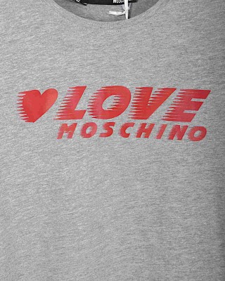 Tricou LOVE MOSCHINO dama culoare Gri W4F302ME2264