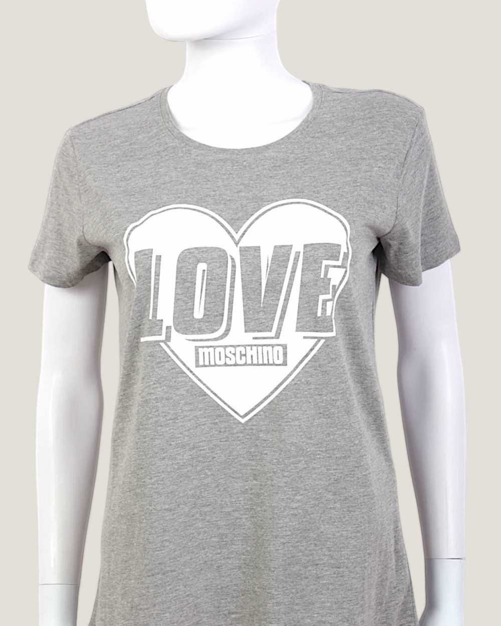 Tricou LOVE MOSCHINO dama culoare Gri W4F302PM3517 Tricou LOVE MOSCHINO dama culoare Gri W4F302PM3517