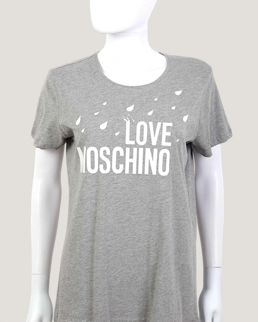 Tricou LOVE MOSCHINO dama culoare Gri W4F731LM3876 Tricou LOVE MOSCHINO dama culoare Gri W4F731LM3876