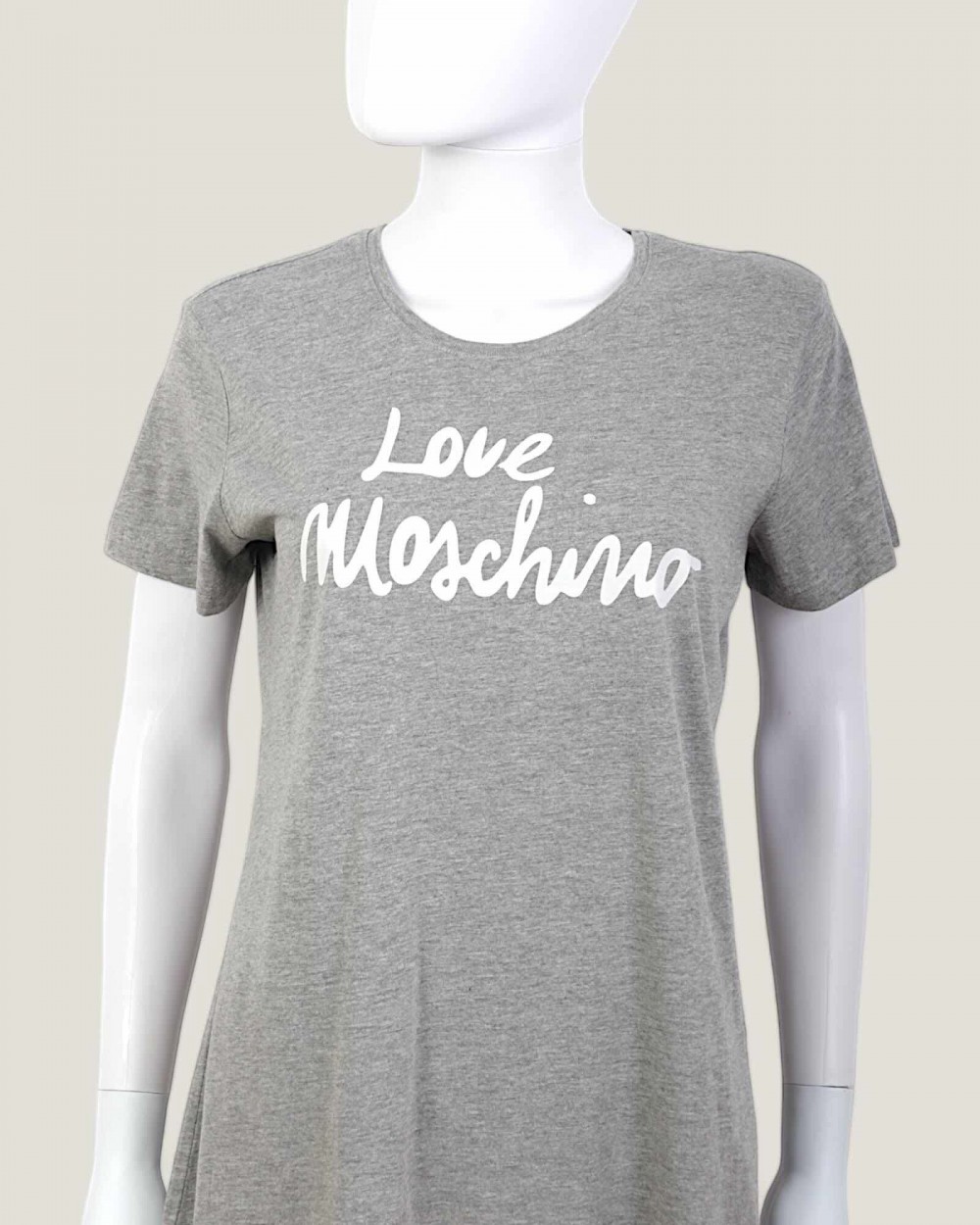 Tricou LOVE MOSCHINO dama culoare Gri W4H0618M3876 Tricou LOVE MOSCHINO dama culoare Gri W4H0618M3876