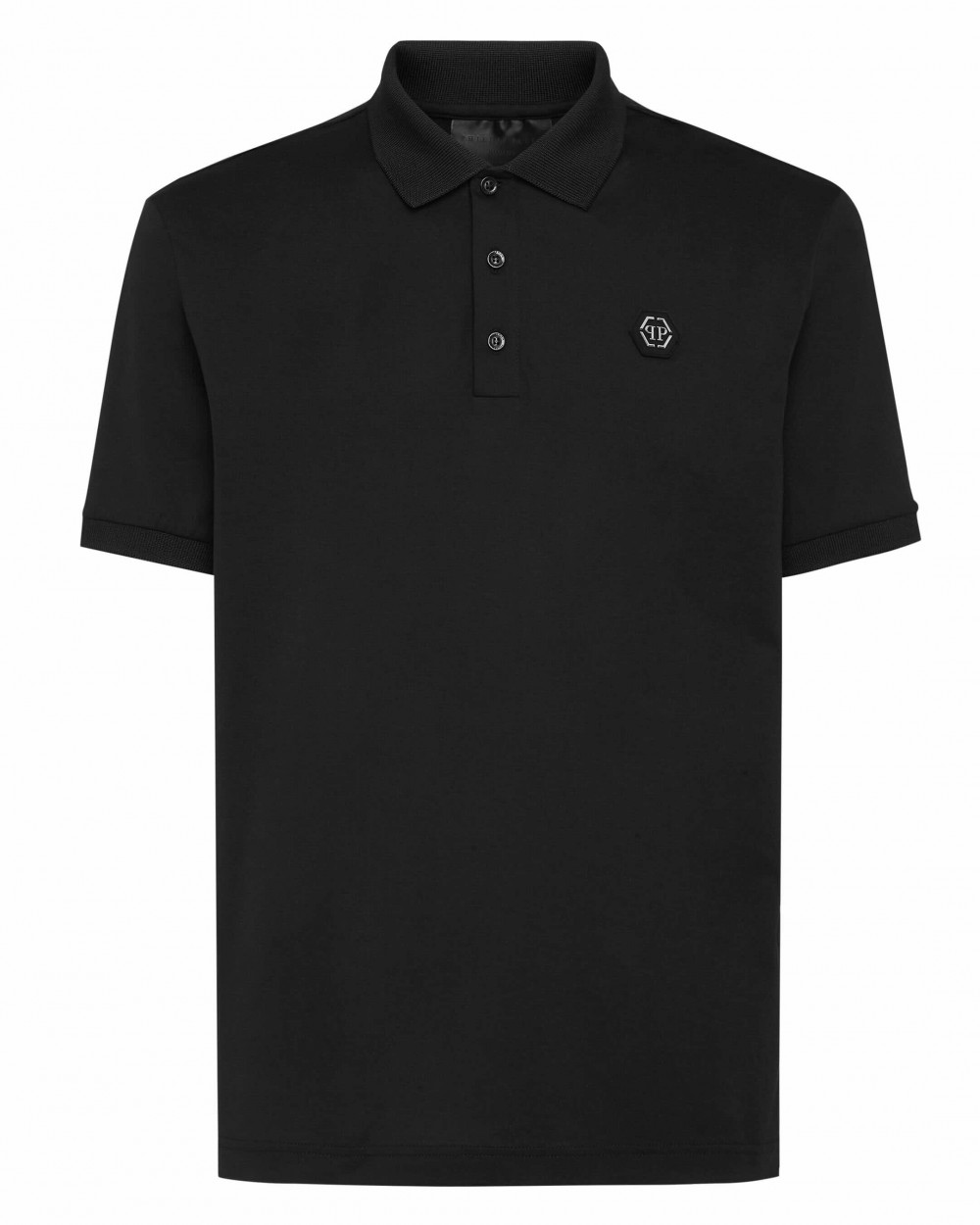 Tricou Philipp Plein Polo Barbati Negru Bumbac FABC MTK5598 PJY002N