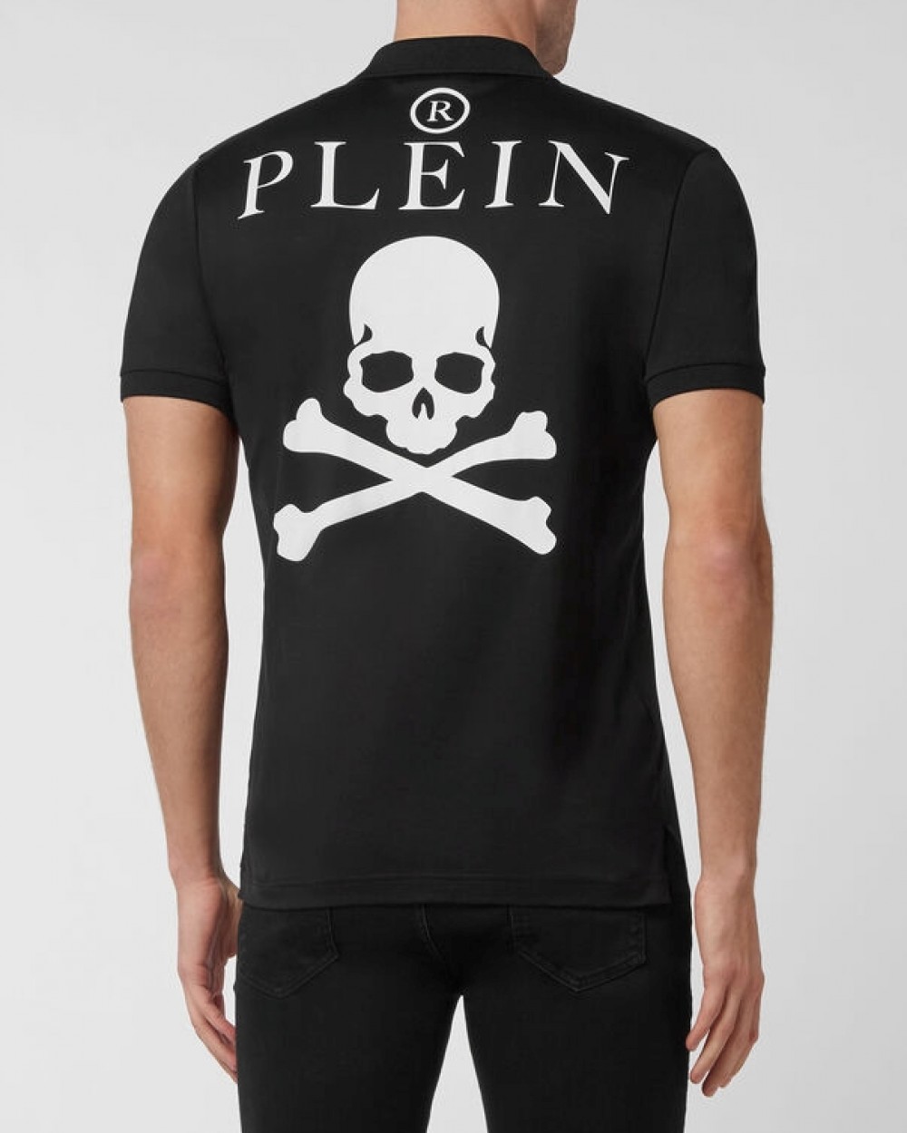 Tricou Philipp Plein Polo Barbati Negru Bumbac FABC MTK5598 PJY002N