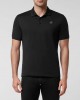 Tricou Philipp Plein Polo Barbati Negru Bumbac FABC MTK5598 PJY002N